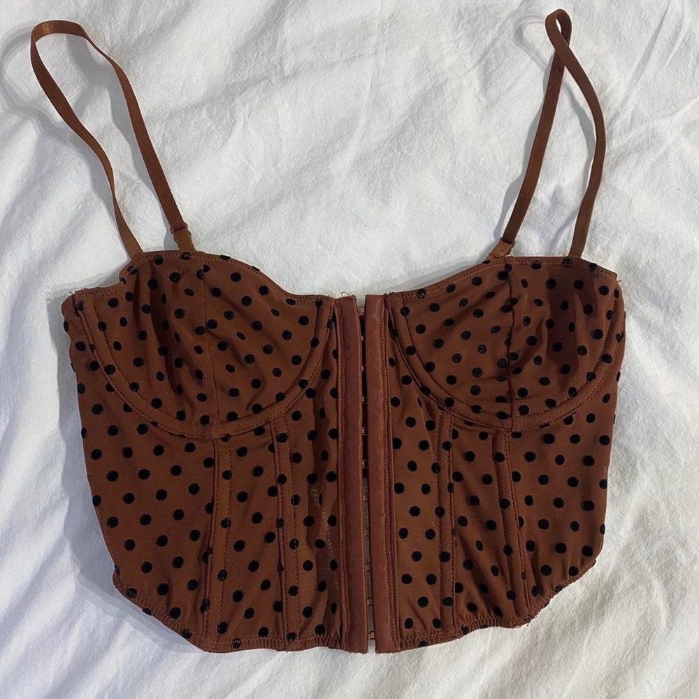 Glassons polka dot corset